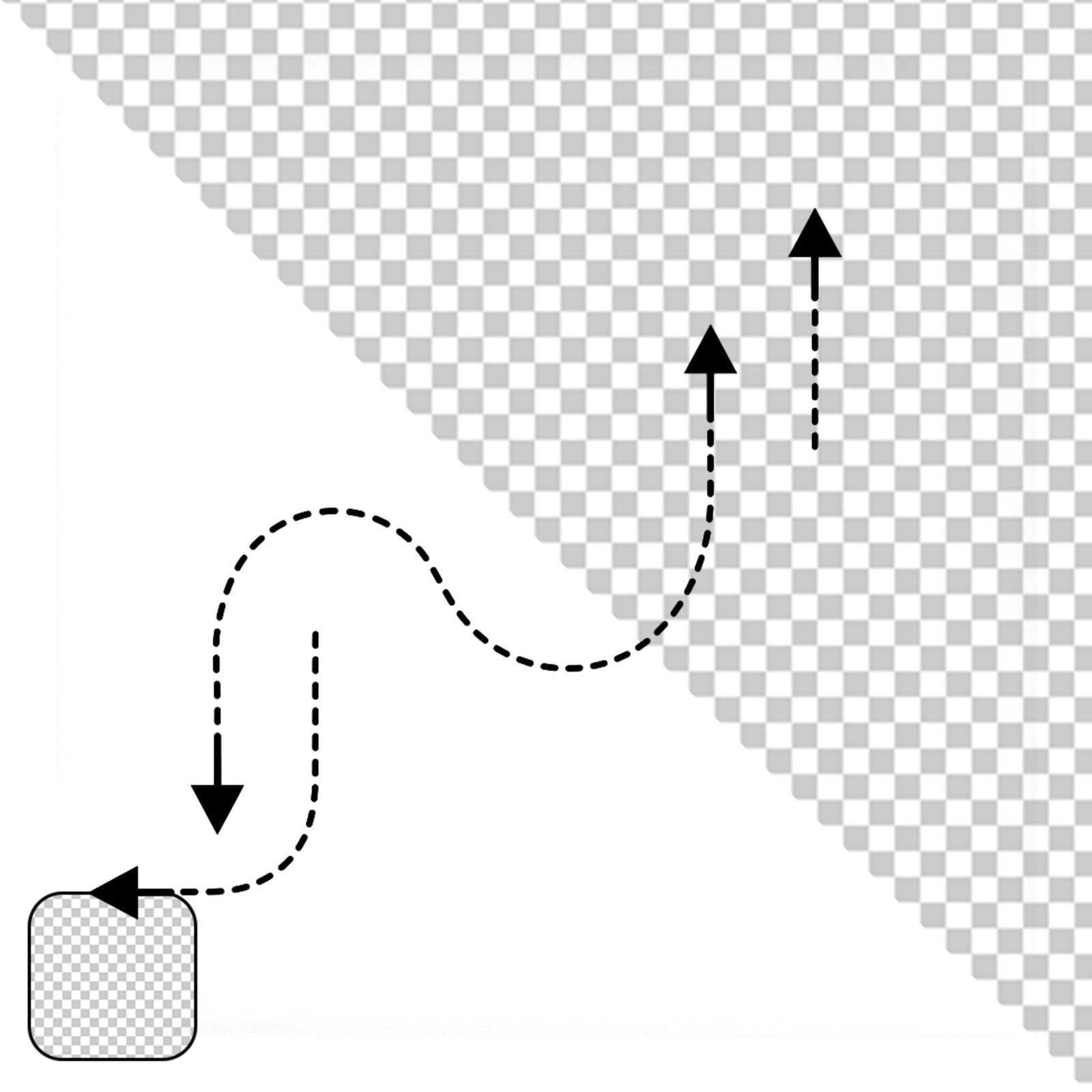 Abstract Dark Shadow Overlay Transparent PNG For Design