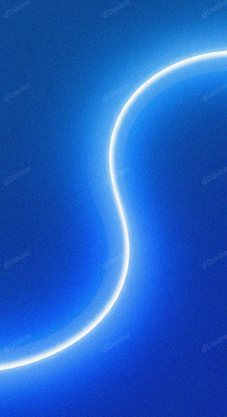 Abstract Luminous Wave On Textured Blue Background