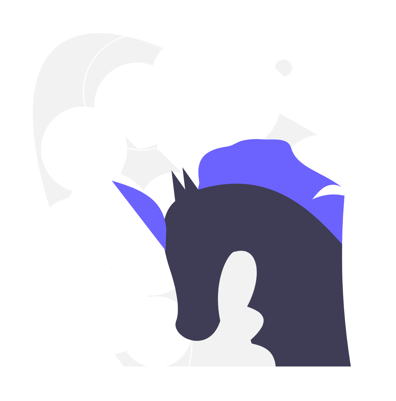 Abstract Minimalist Horse Head Illustration In Modern Flat Style