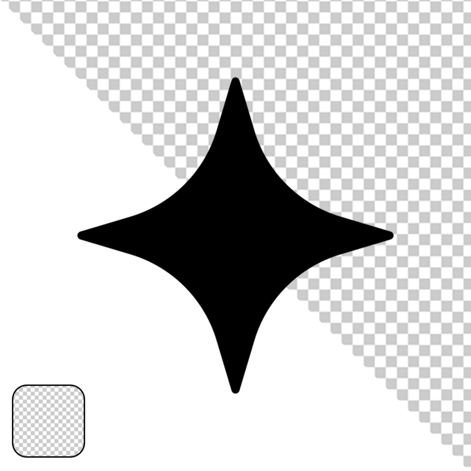 Basic Black Rectangle Shape Transparent PNG Element