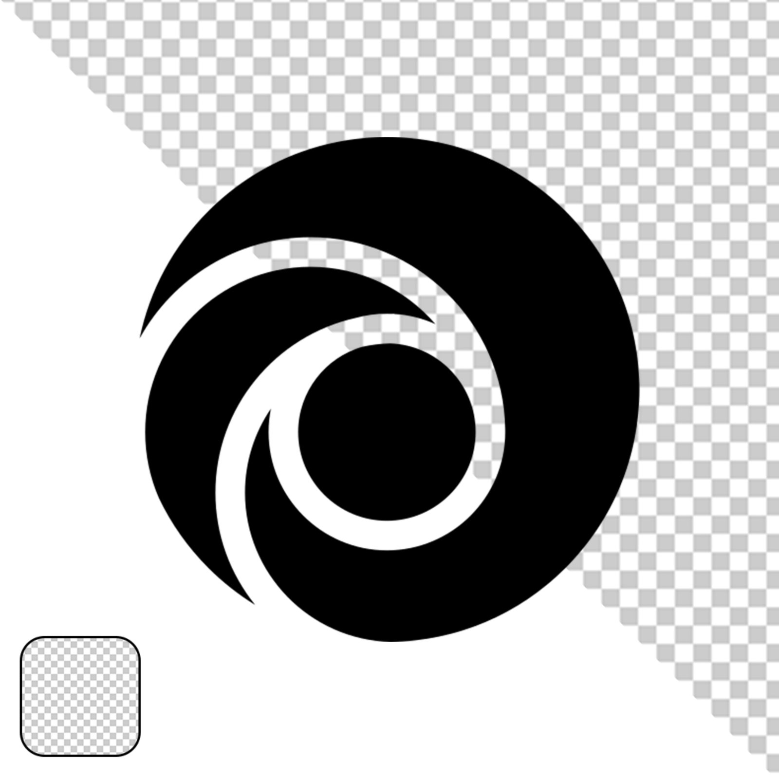 Black Square Shape PNG Design Element With Transparent Background