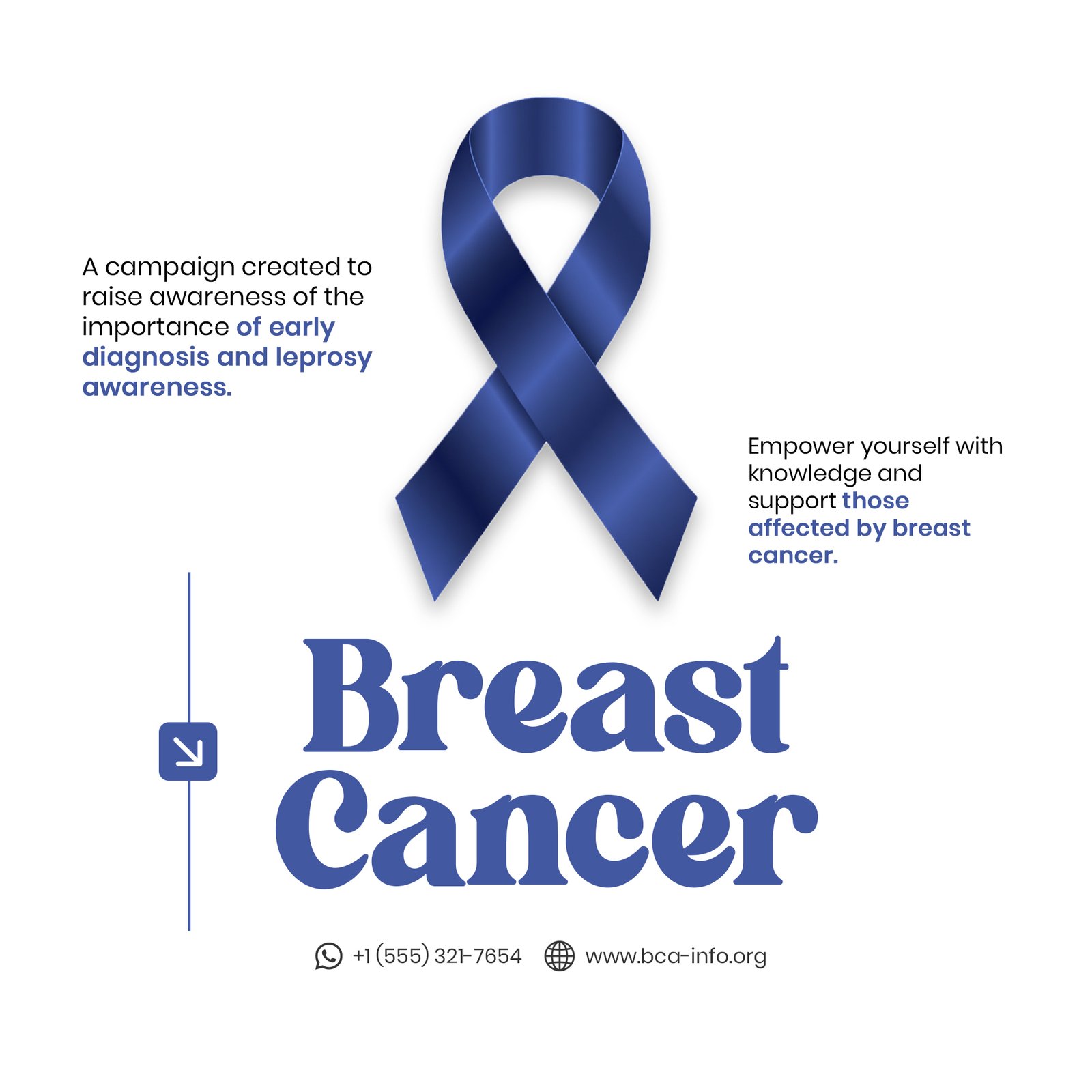 Breast Cancer Awareness Campaign Social Media Post Template