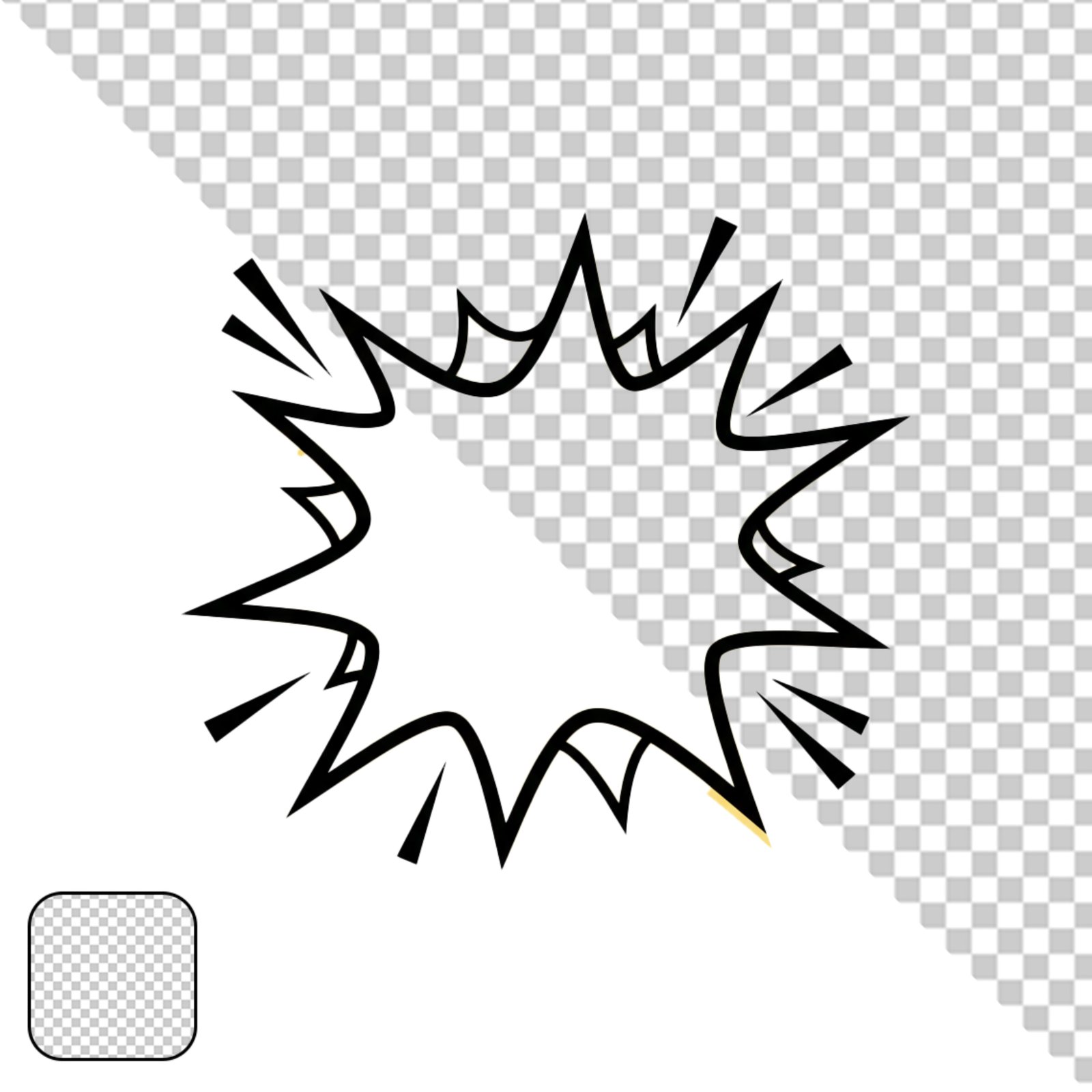 Comic Pop Art Explosion Burst Graphic Transparent PNG