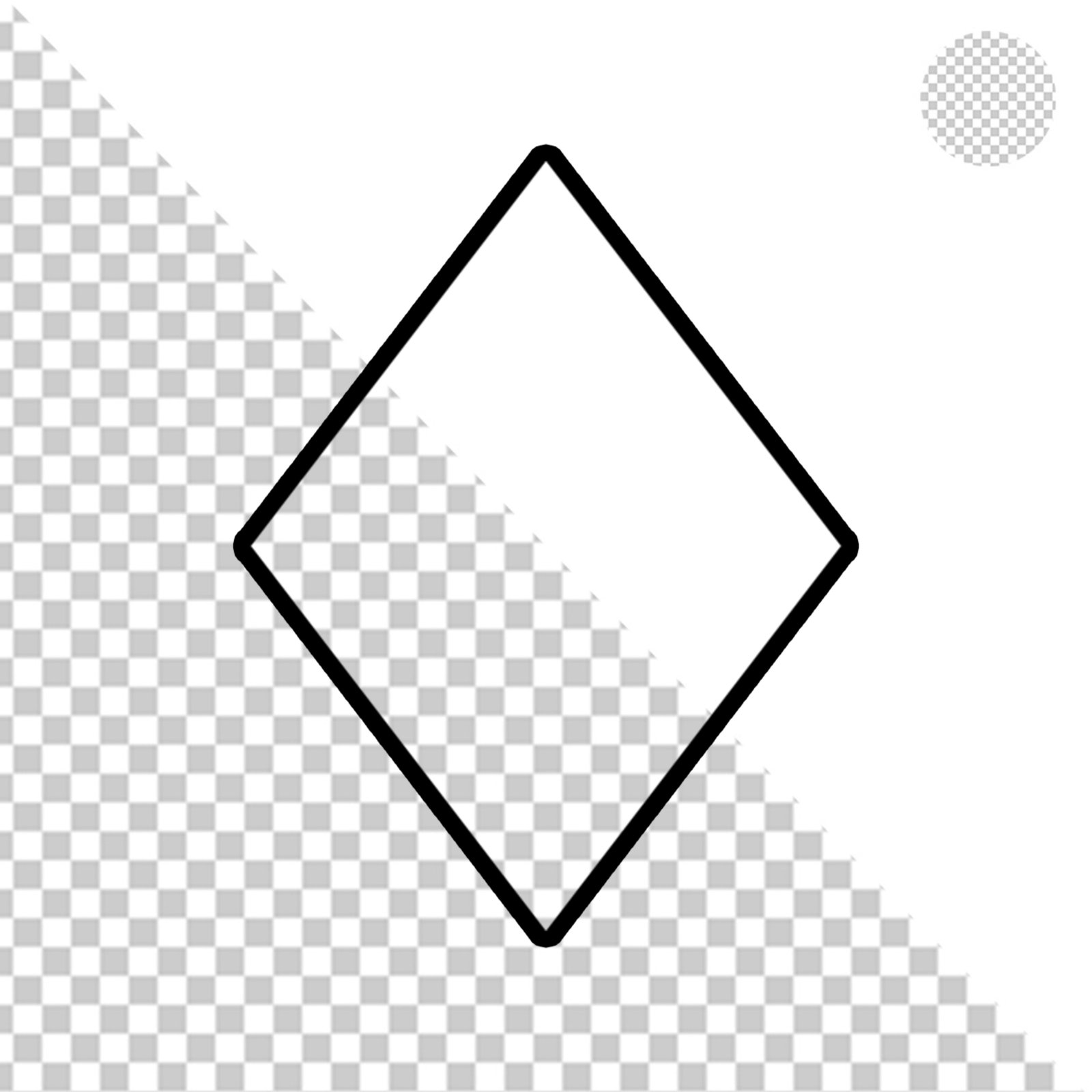 Minimalist Black Rectangle Graphic Element With Transparent Background