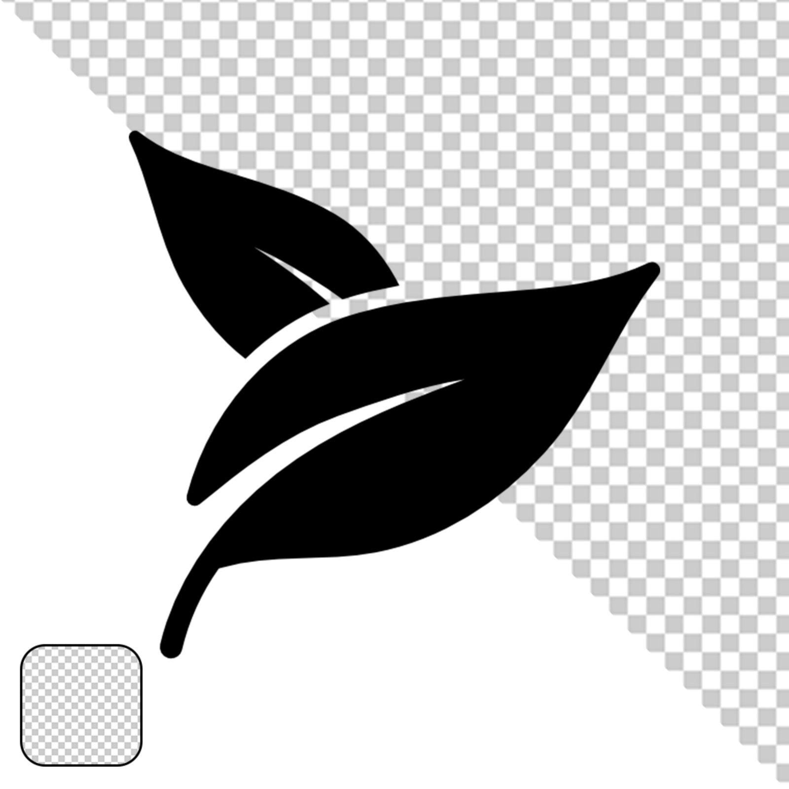 Minimalist Black Rectangle Shape With White Corner Accent