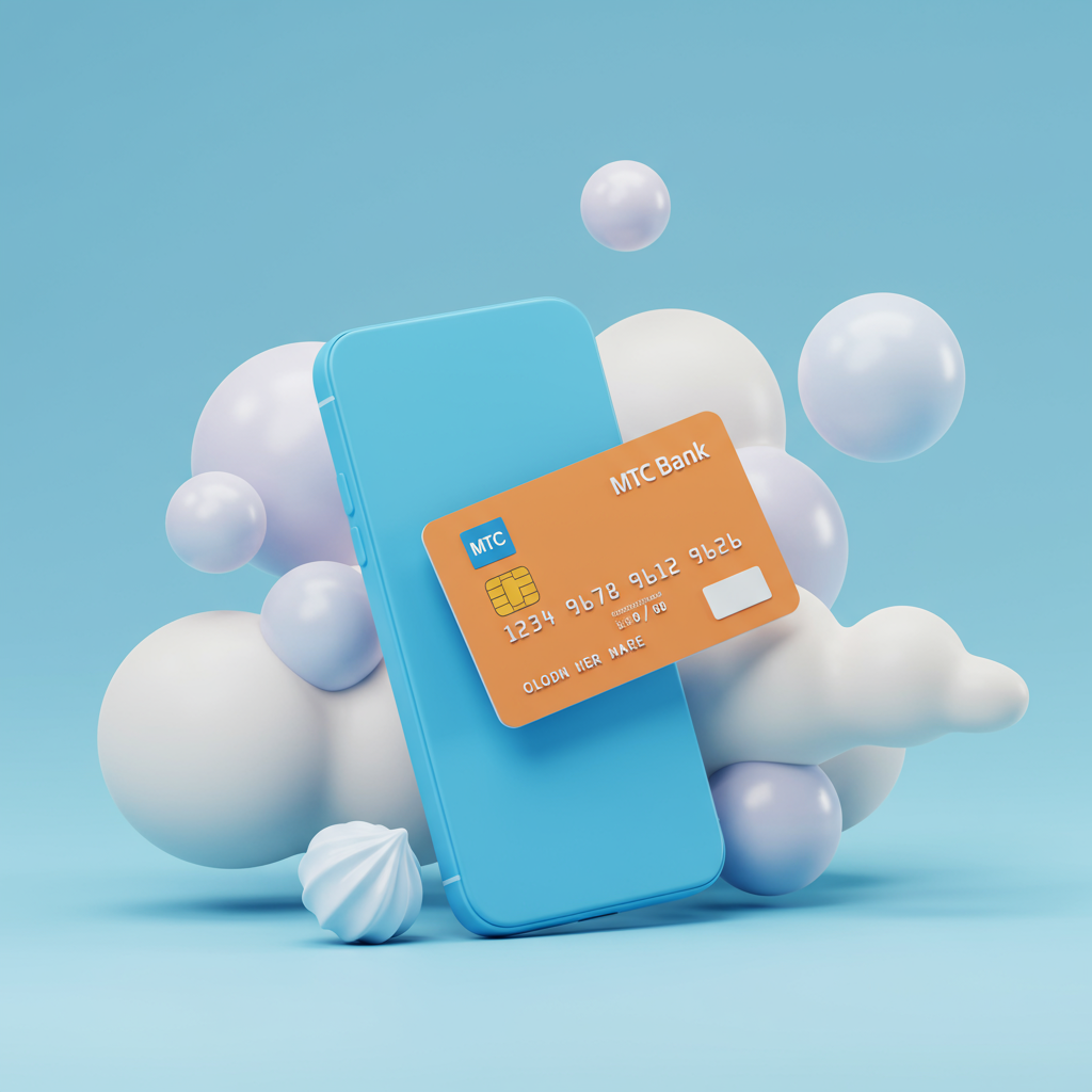 Mobile Payment With Smartphone And Credit Card In 3D Style