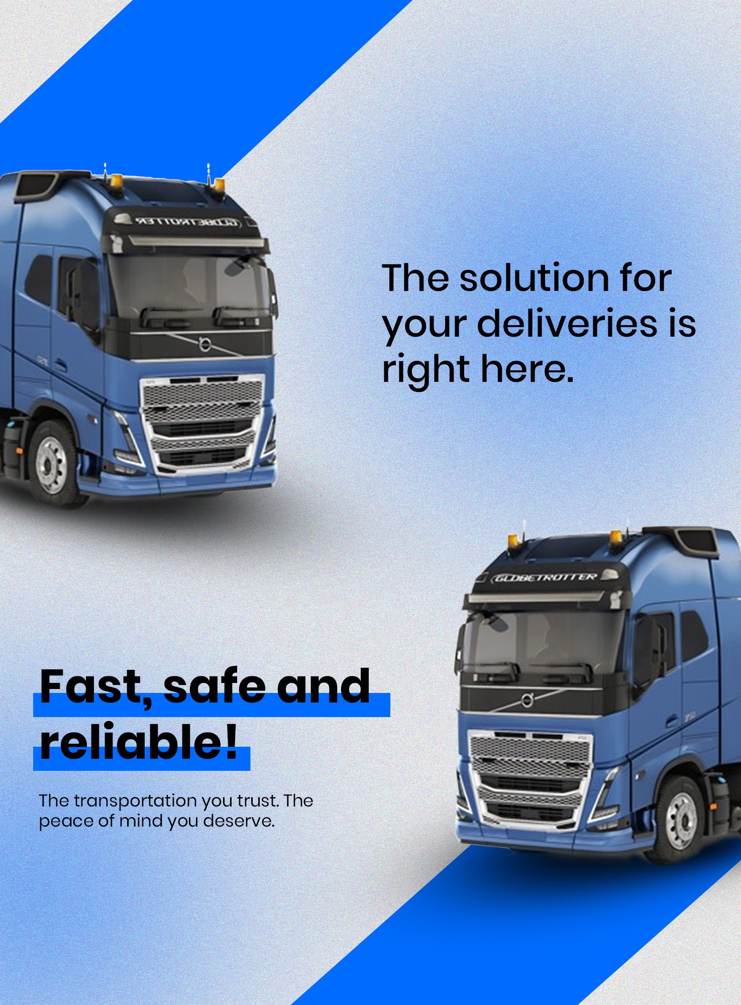 Modern Freight Shipping Transportation Service Promotional Banner Template