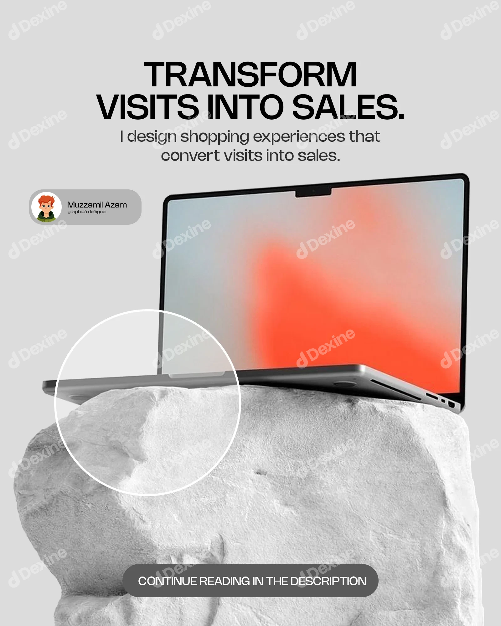 Modern Laptop Mockup For Digital Design And Portfolio Showcase