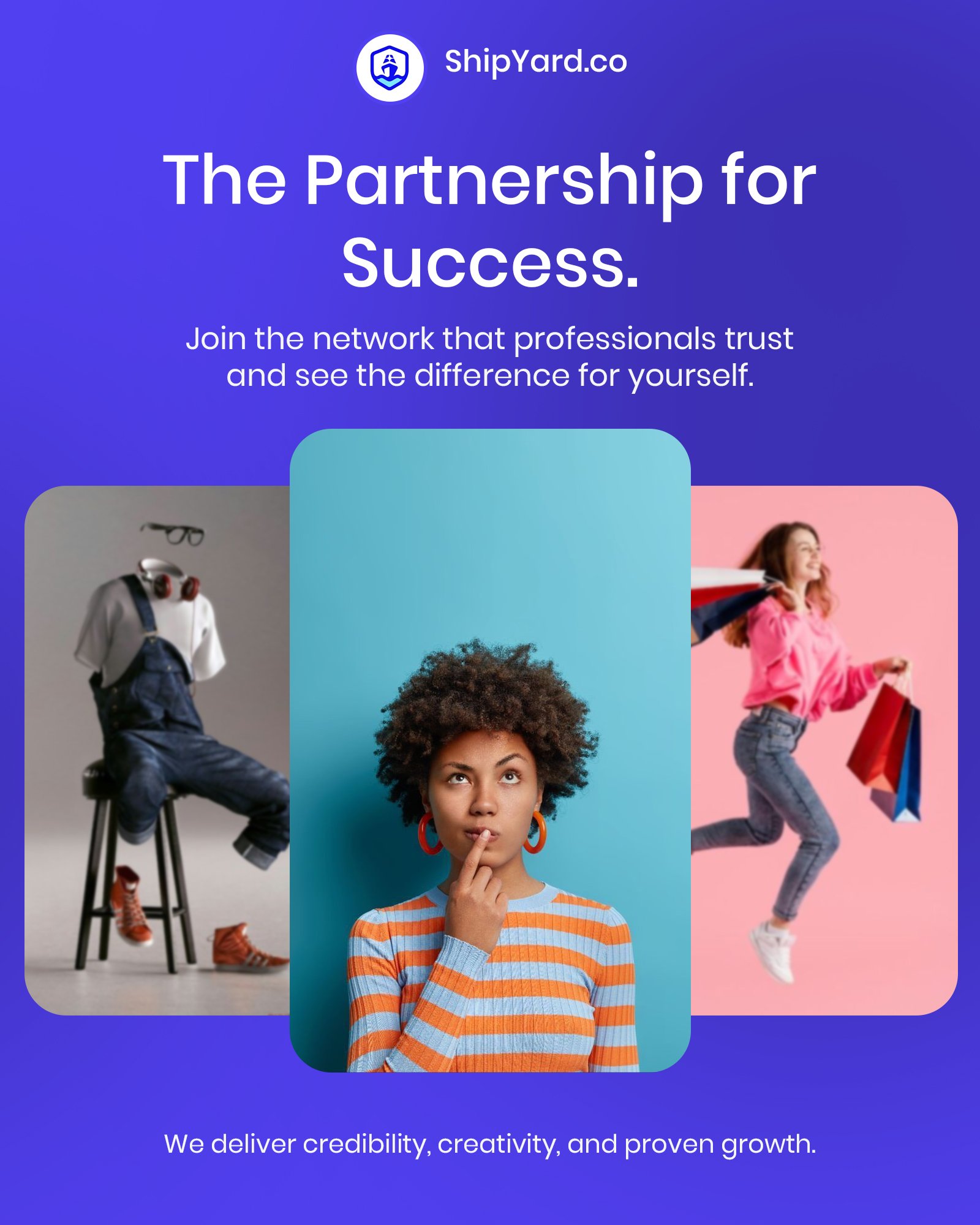 Partnership For Success Website Header Banner Template