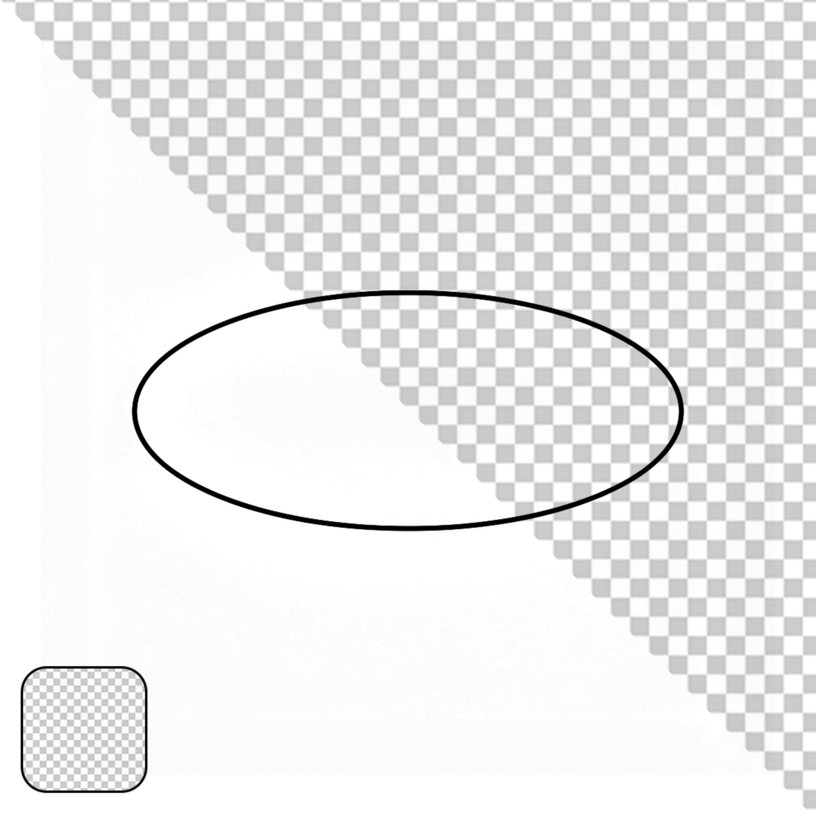 Solid Black Rectangle Design Element Transparent PNG