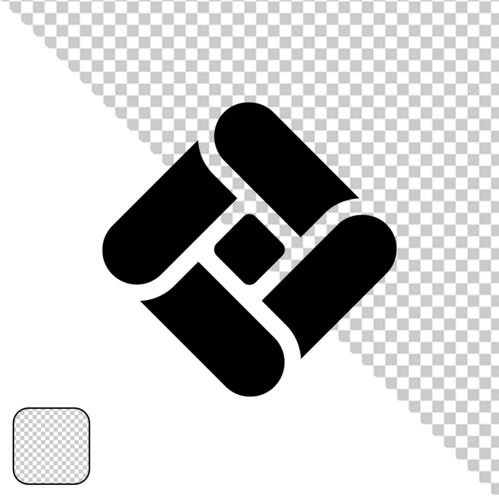 Solid Black Rectangle Design Element With Transparent Background 446444