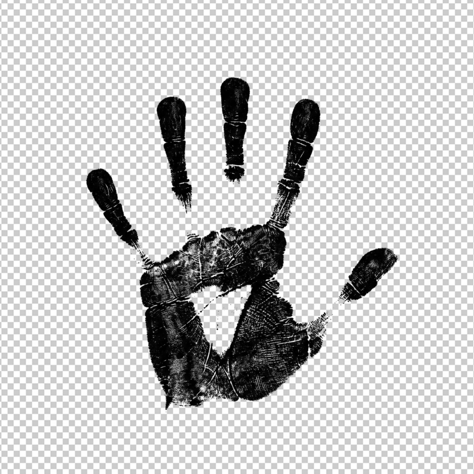 Solid Black Rectangle Shape Transparent PNG Element