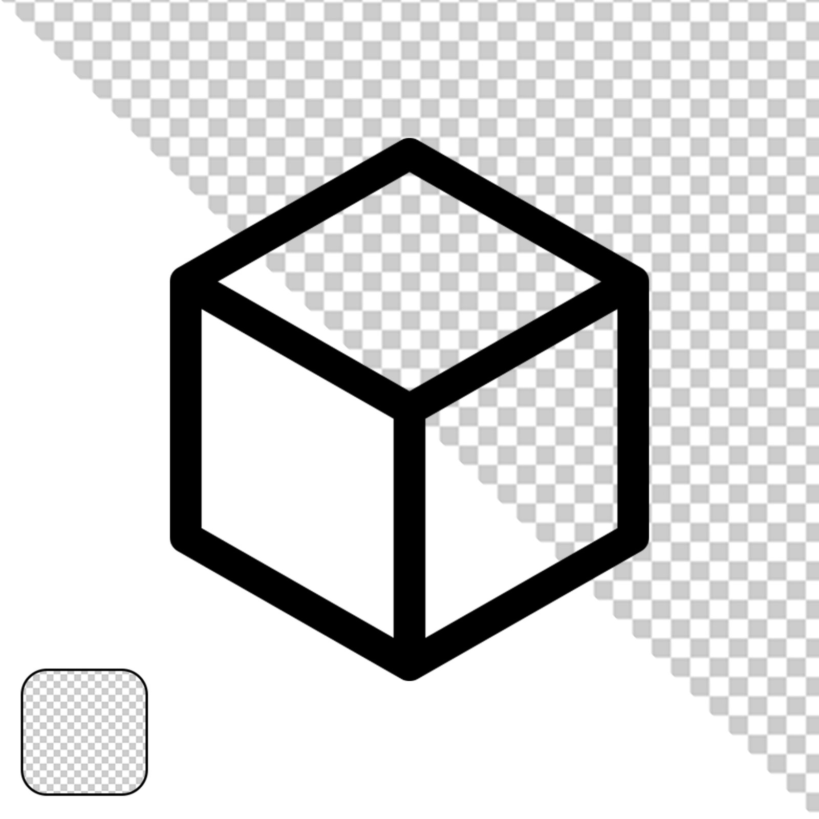 Solid Black Rectangle Shape With Transparent Background PNG