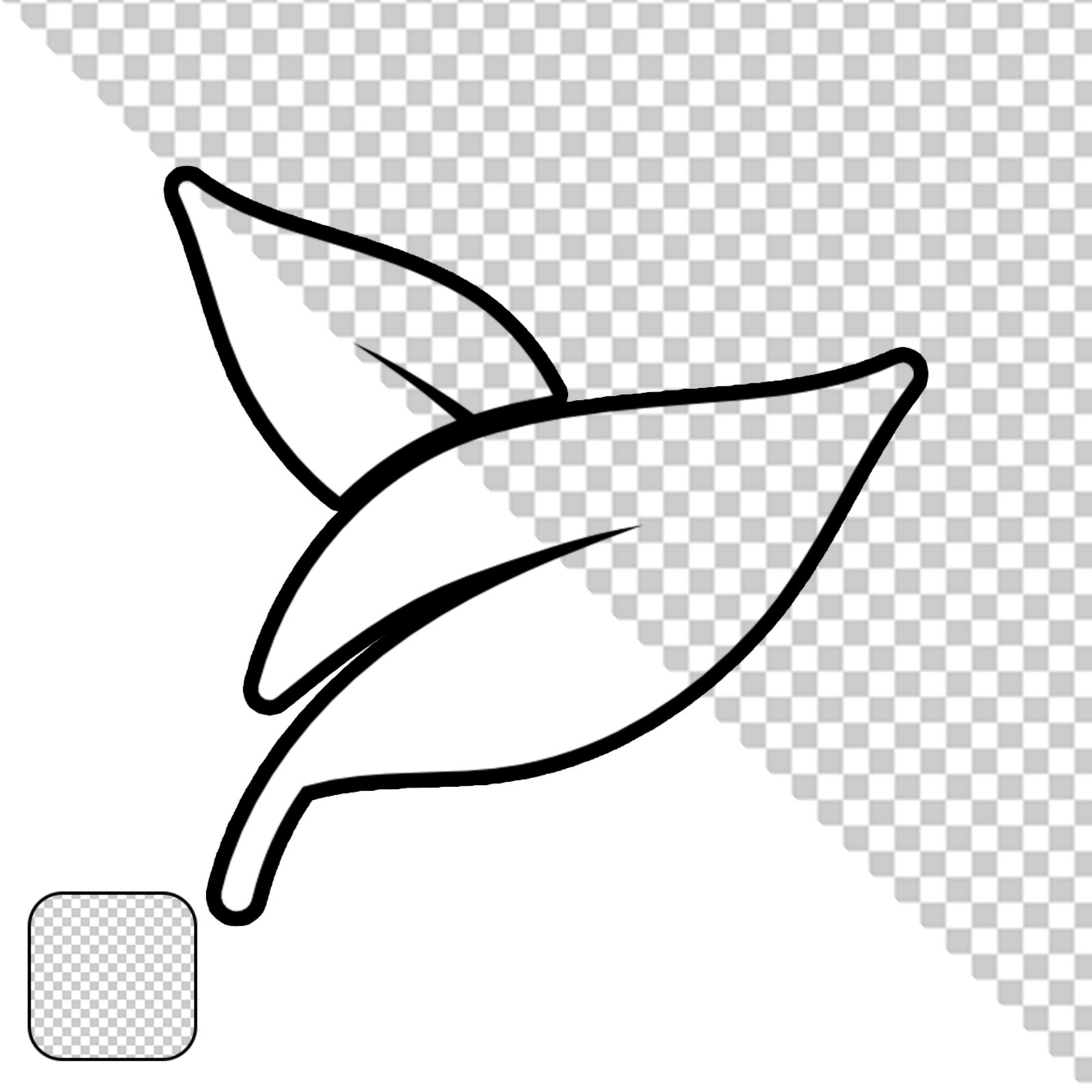 Solid Black Square Graphic Element Transparent PNG