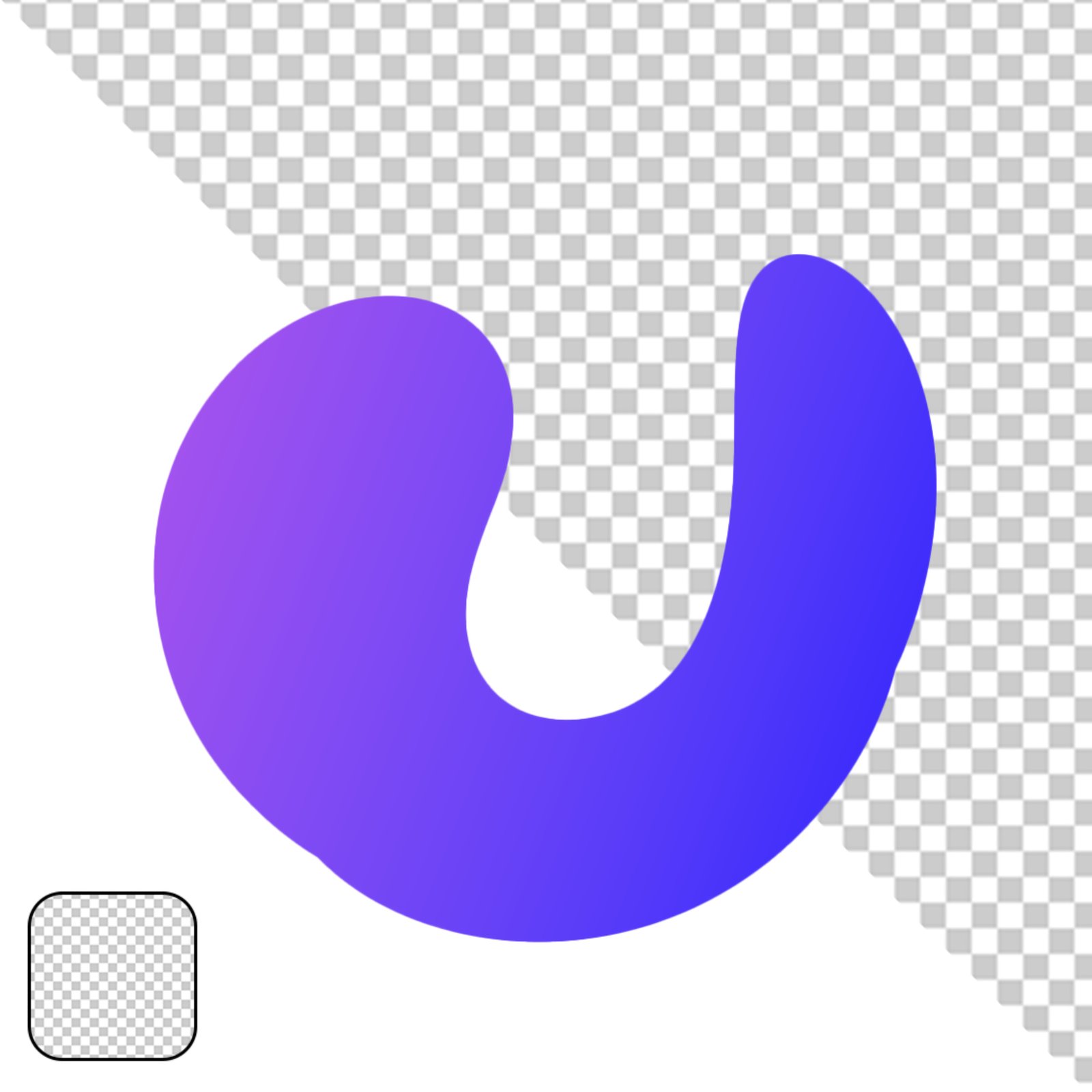 Vibrant Purple Blue Gradient Background Design Element Transparent PNG