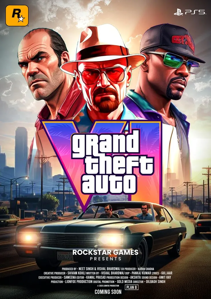 Gta 6 Poster Design