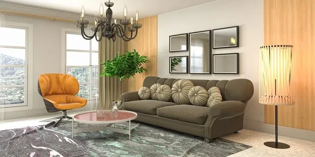 Free Living Room Interior Design illustration and picture