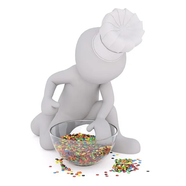 Free M M Chocolate Lentils illustration and picture