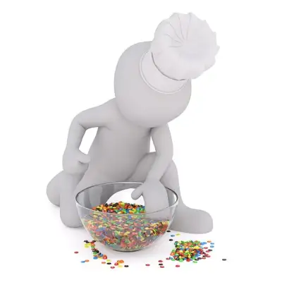 Free M M Chocolate Lentils illustration and picture