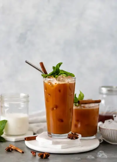 Sweet-Coconut Thai Chai Iced Tea - A Life Delicious