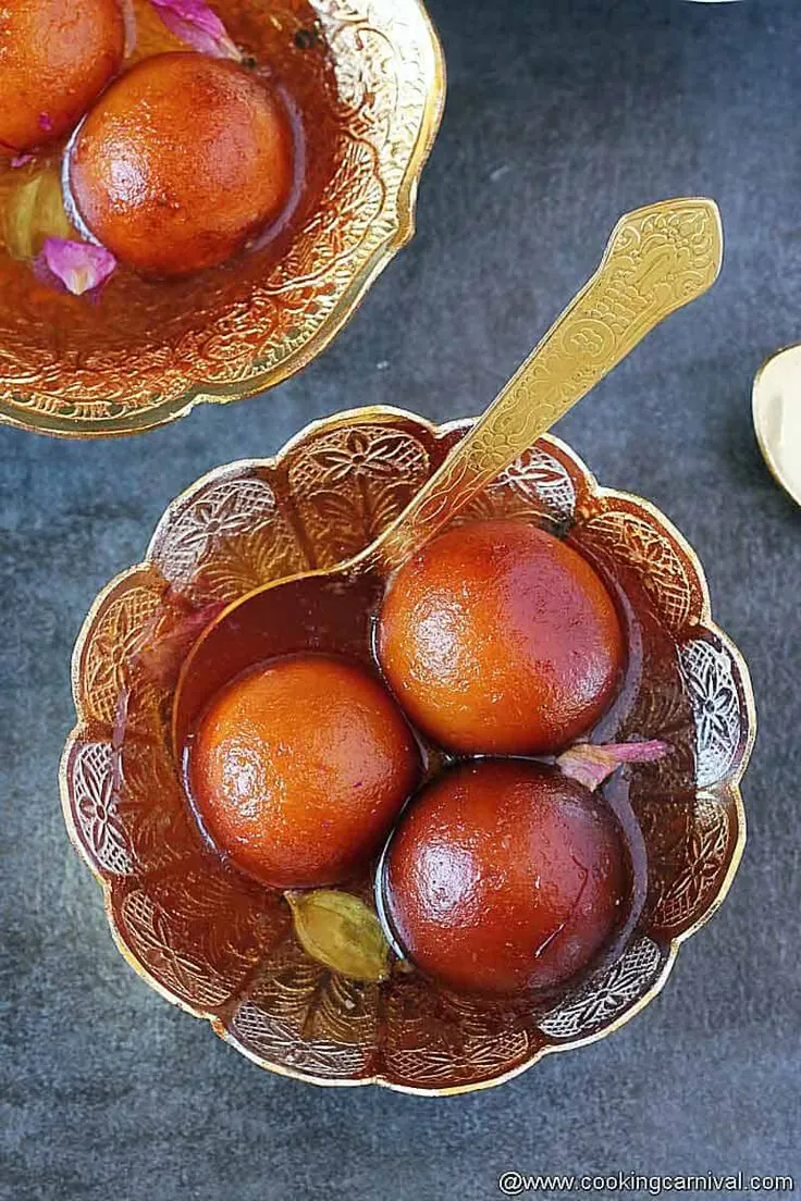 Gulab Jamun recipe (with Mawa/khoya) - Cooking Carnival