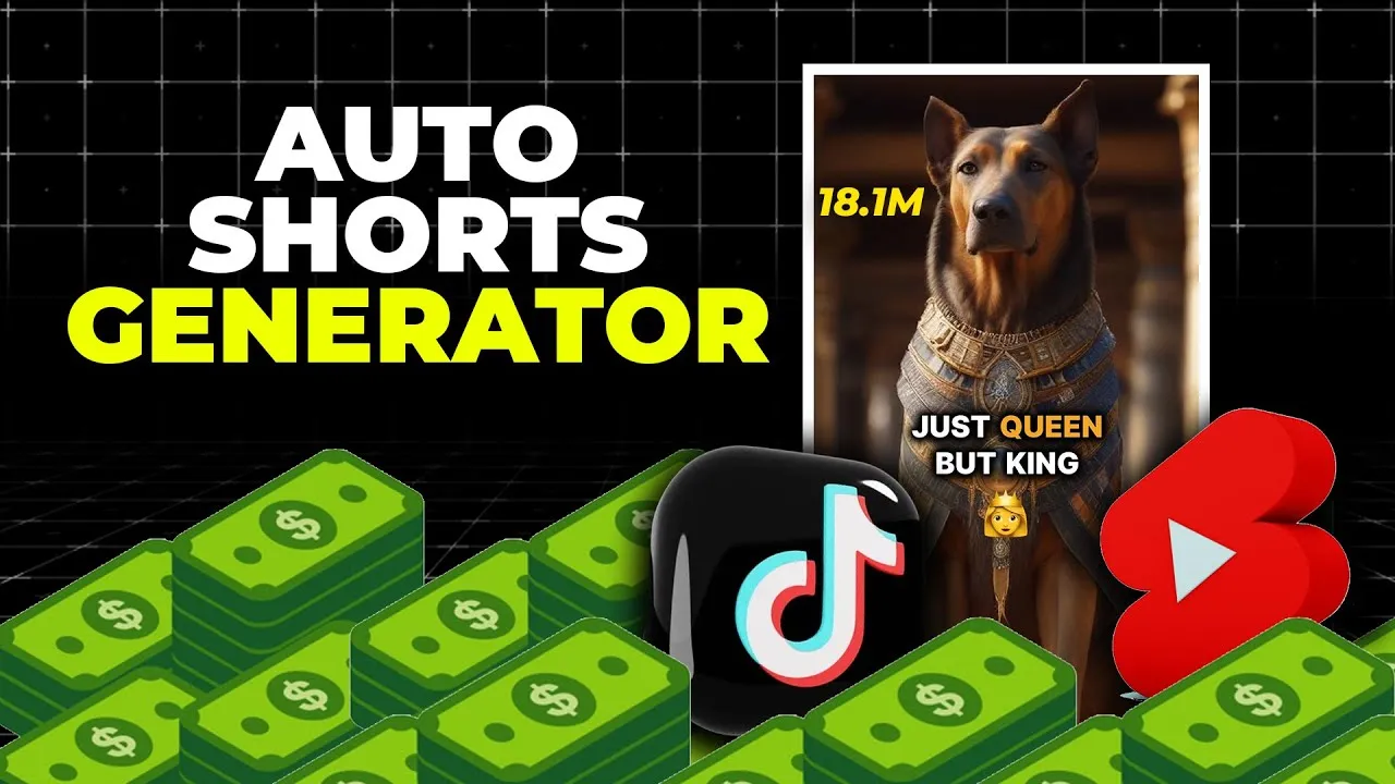 Automatically Generate YouTube Shorts & Tiktok videos for FREE with this AI