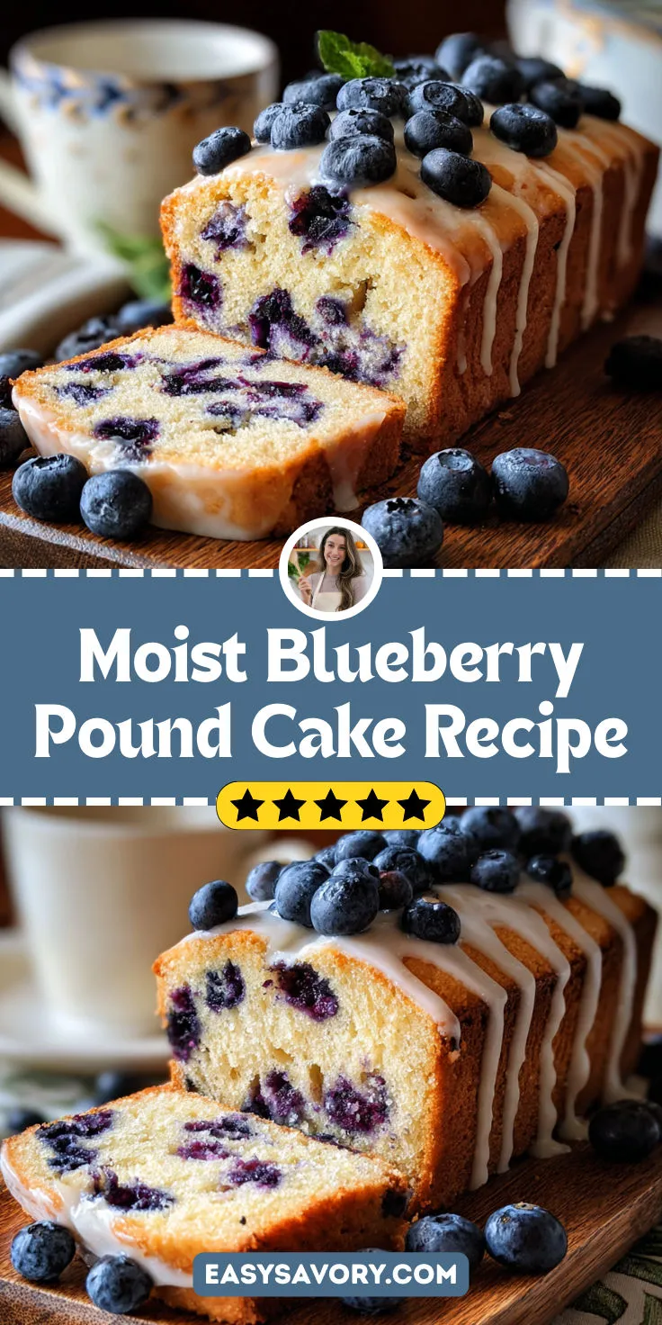 Blueberry Pound Cake Recipe – Lemon & Cream Cheese Variations