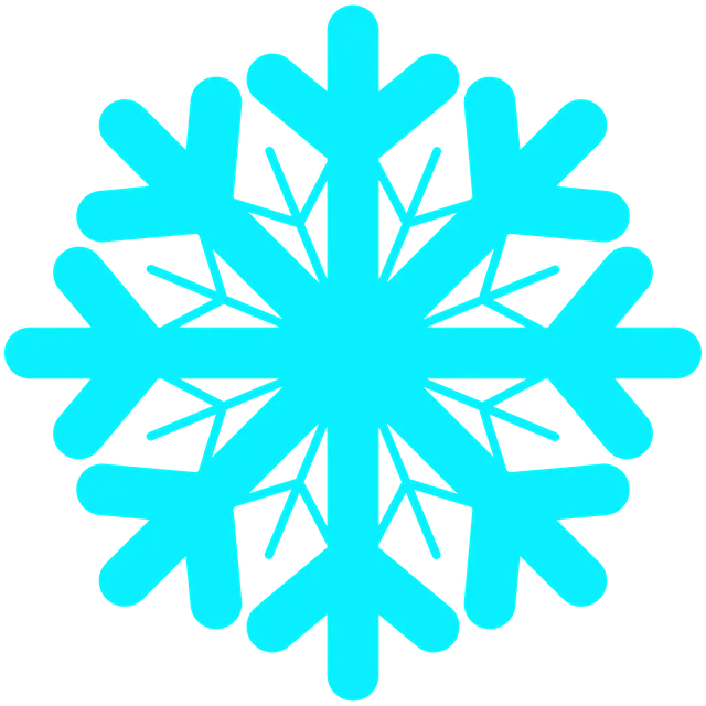 Free Snowflake Blue Color photo and picture