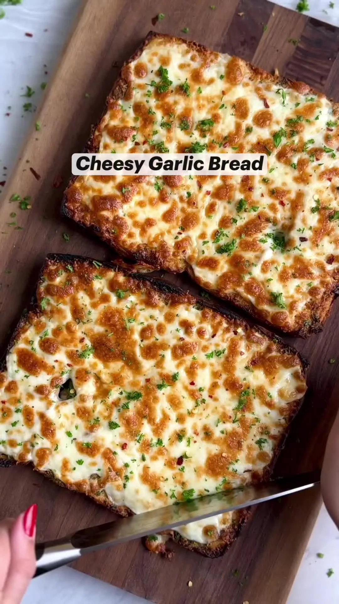 Cheesy Garlic Bread Recipe - Bake with Zoha