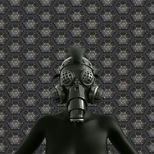 Free Gas Mask Cyborg illustration and picture