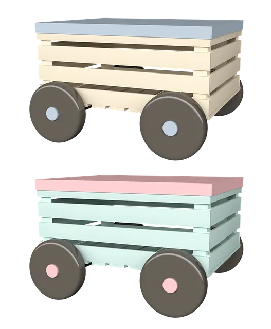 Free Toy Cart Wooden Toy Card illustration and picture