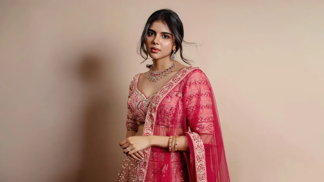 Kalyani Priyadarshan, Traditional, Indian actress, 5K