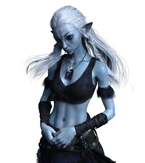 Free Woman Elf illustration and picture