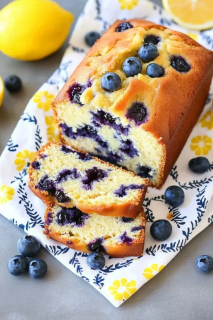 Lemon Blueberry Pound Cake