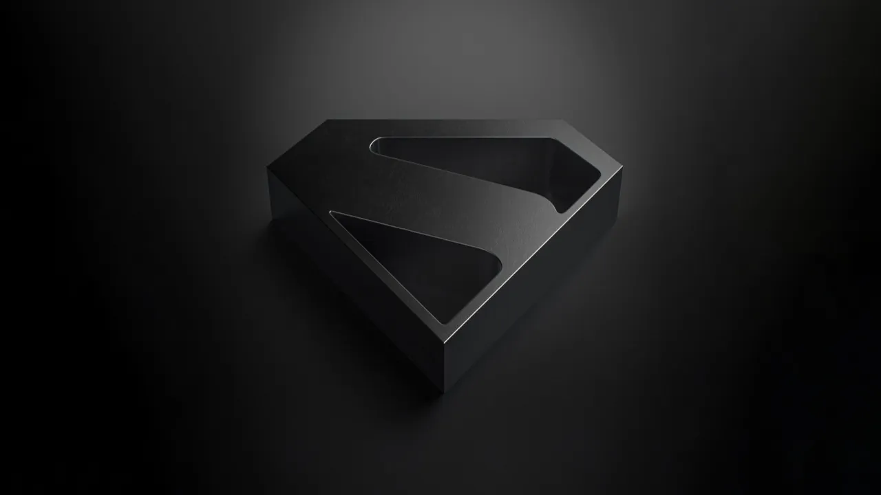 Superman, Dark aesthetic, Logo, Dark background, 5K, 8K
