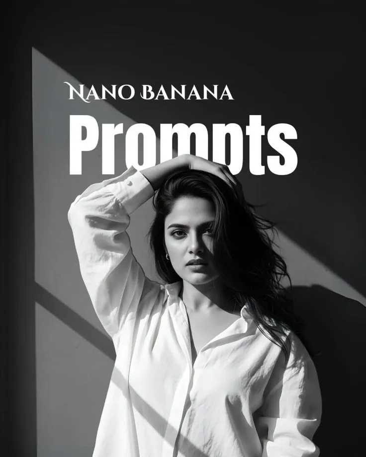 5 Best Trending Nano Banana Prompts ✨Black and white high-fashion editorial portraitBeautiful Orange EleganceUnderwater Fantasy BeautyLuxury Suit Confident EditorialHigh-Fashion Cafe styleFollow and comment for prompt ✨ 𝗙𝗼𝗹𝗹𝗼𝘄 𝗳𝗼𝗿 𝗺𝗼𝗿𝗲 &amp; 𝘀𝗮𝘃𝗲 𝘁𝗵𝗶𝘀 𝗽𝗼𝘀