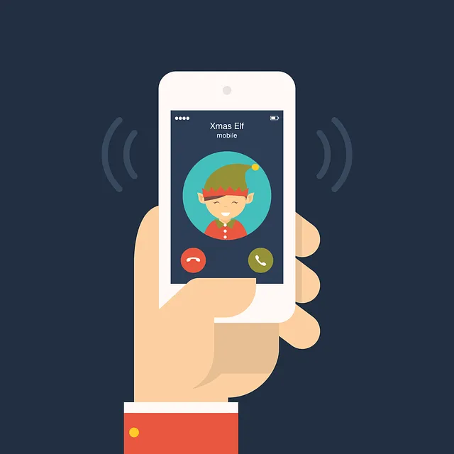 Free App Christmas Card vector and picture