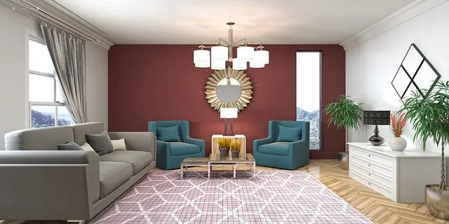Free Living Room Interior Design illustration and picture