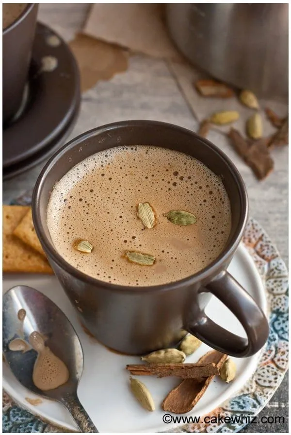 Masala Chai Tea {Karak Chai Tea} - CakeWhiz
