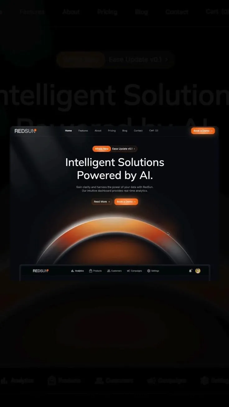 Perfect Scroll Animation Lighting effect Figma File Webflow Showcasing Your SaaS App