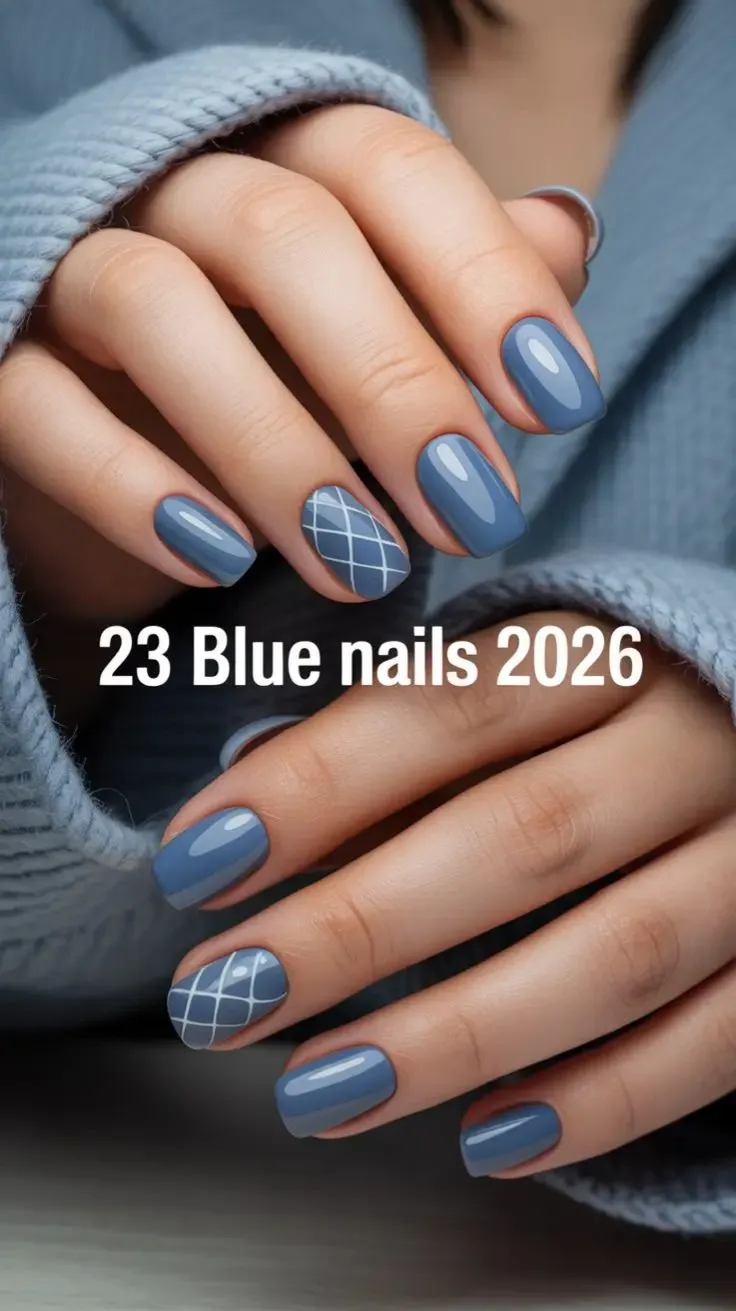 Blue Nails 2026 ❄️ | Deep Blue Winter Nails • Snowflake Nail Art • Elegant Blue Manicure Trends
