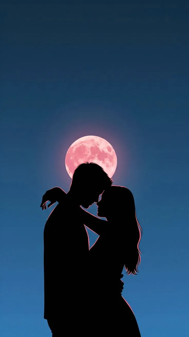 Under a pink moonlit sky ✨, love blossoms! Which image captures romance best? Let's chat in the comments! 👇❤️.... follow @ai.artists_1 for more ❤️.  #artoftheday#ArtoftheFuture#ai#art#anime#beauty #couplegoals#couplevibes #couple #lovetheme #romance