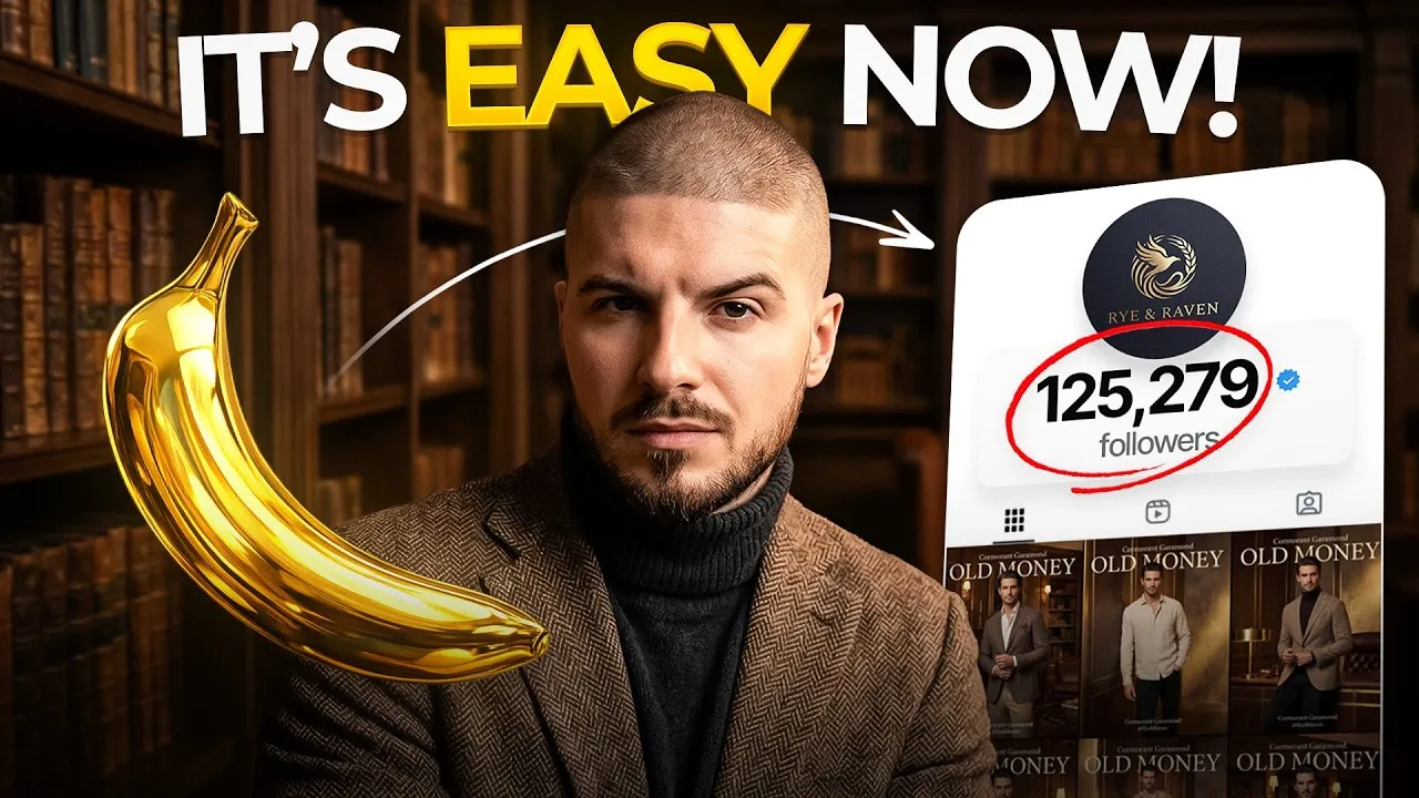 How to use Nano Banana PRO to create a LUXURY Social Media Business