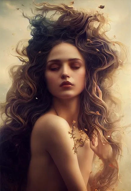 Free Woman Nature illustration and picture