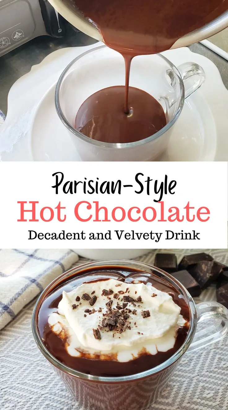 French Hot Chocolate Recipe (Chocolat Chaud) — The Sweet Savory Life