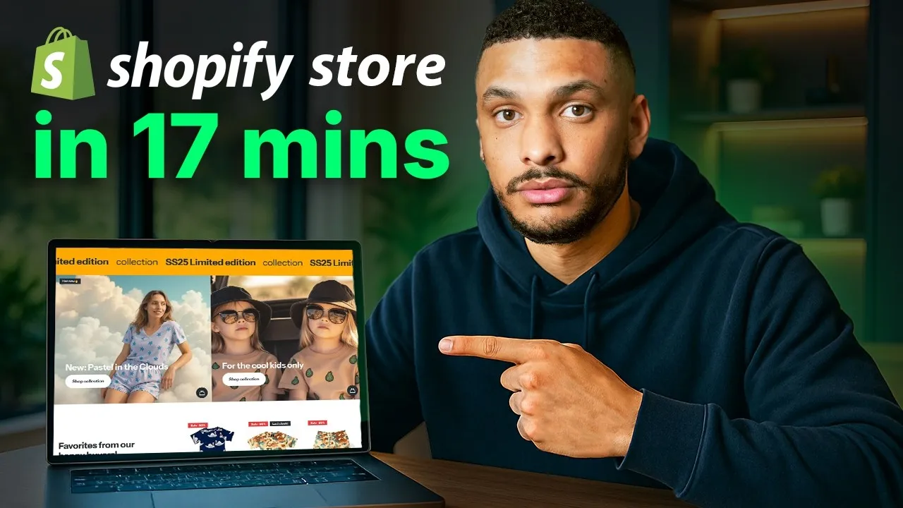 The ONLY Shopify Tutorial You Need | How to Build an Online Store in 17 Minutes!