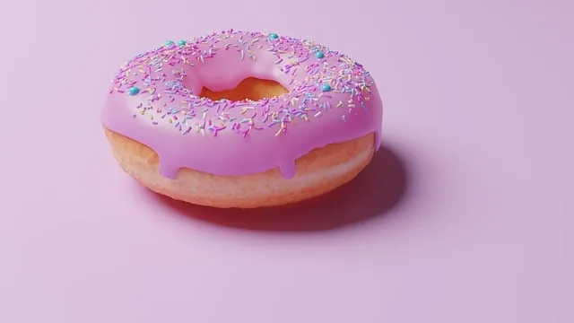 Free Donut Pink illustration and picture