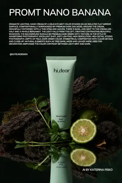 NANO BANANA PROMT | Промт | нейросеть | AI by Kate Fisko