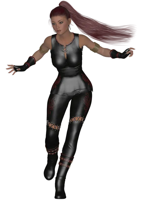 Free Woman Warrior illustration and picture