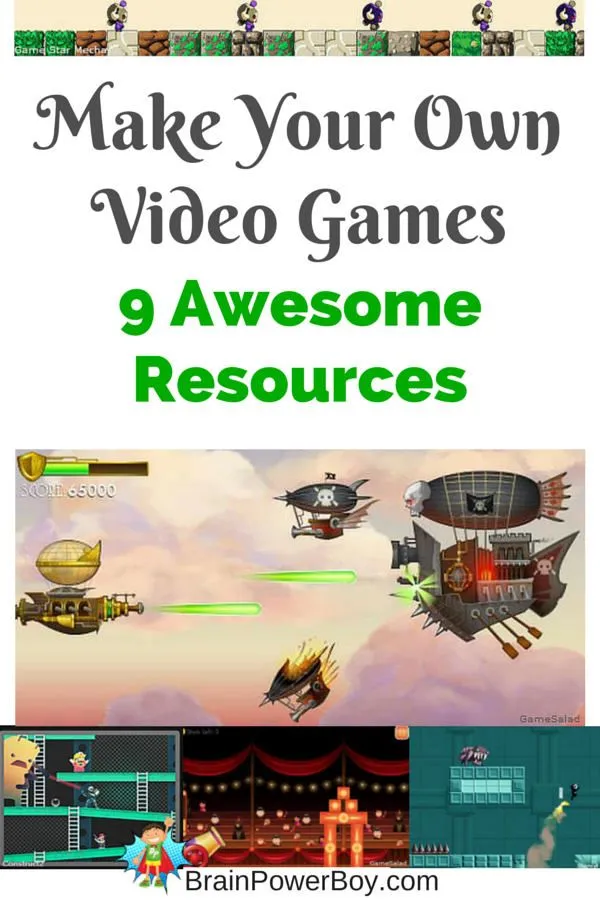 Homeschool Unit Study: Make Your Own Video Game